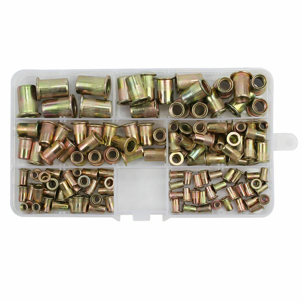 Brand New Parts Practical Useful High Rivet nut 150PCS M3-M10 for nutsert Riveter Threaded  Brand New Parts Practical