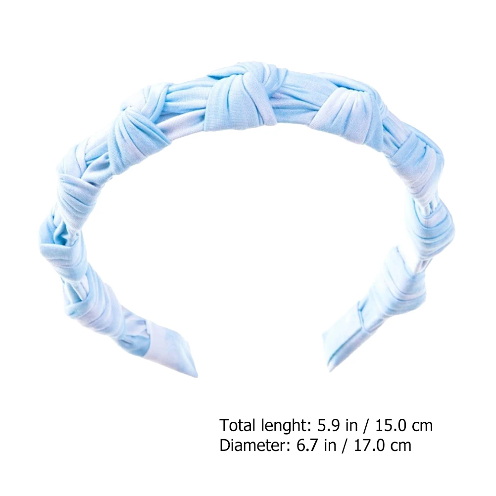 

1pc Polyester Plastic Tie Dye Headband for Women Girls Lightweight Comfortable Fit Elegant Accessories Wedding Party
