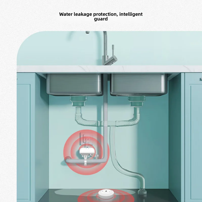 MOES Tuya Zigbee Wasserleckalarm: Intelligenter Sensor, App-Fernsteuerung für Smart Home