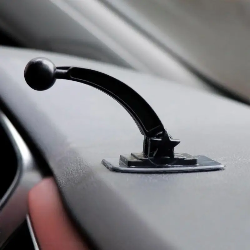 1Pcs 180 Degree Rotation Dashboard Mount Bracket Universal Car Phone Holder 17mm Ball Head Base For Phone16 15
