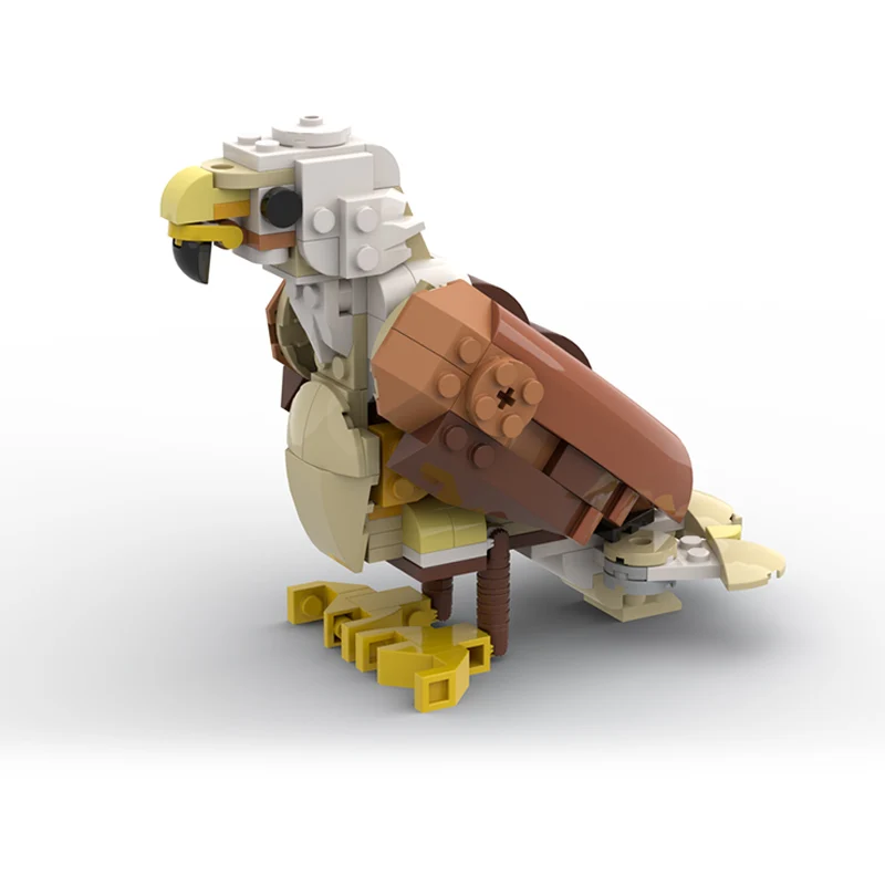 Creators Animal Series Model MOC Building Bricks Bald Eagle Modular Technology Gifts Holiday Assemble Children Toys Suit
