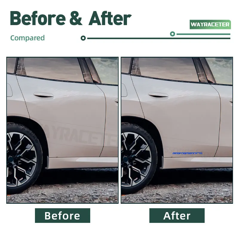 2 قطعة الباب الجانب الجسم ملصق الإبداعية عاكس م الأداء مائي لسيارات BMW 1 سلسلة F70 2024 2025 X3 G45 iX i20 اكسسوارات