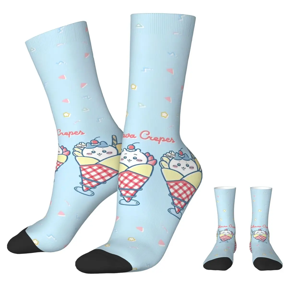 Kawaii Chiikawa Manga Socks Men Women Polyester Fashion Cute Japan Anime Socks Harajuku Spring Summer Autumn Winter Socks Gifts