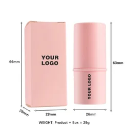 Custom Pink/white/black Tube 8 Colors Blush Stick Long Lasting Easy To Wear Glitter Matte Private Label Buk Makeup Cosmetics