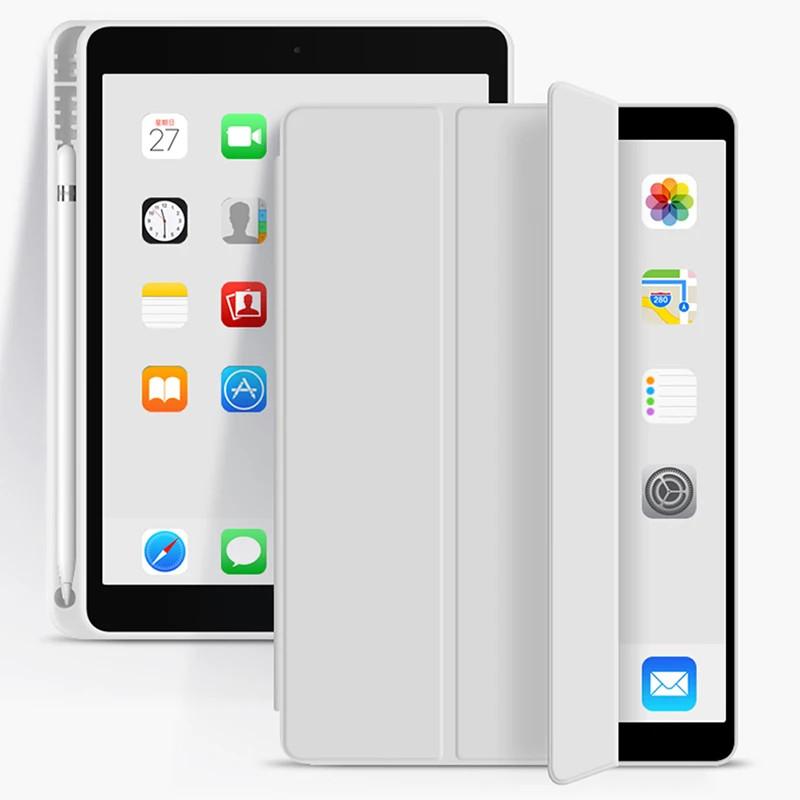 Ronnagar Mit Stifthalter Hülle für Neues iPad Pro12.9 5. 6. Generation 2026 Air13 Pro13 10.2 9. A19 12. A16 11. Air8 7 6 5 4 10.9'' Pro11 10. 7
