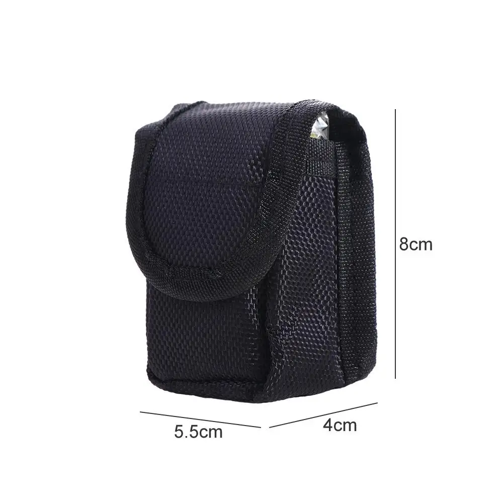 Belt Bag Oximeter Storage Bag Multifunctional Nylon Oximeter Protective Case Black Small Pulse Oximeter Carry Bag