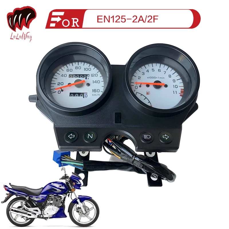 

For Suzuki EN125-2A/2F,Motorcycle Odometer Speedometer Gauge Signal Dual Digital Display KM/H Instrument assembly