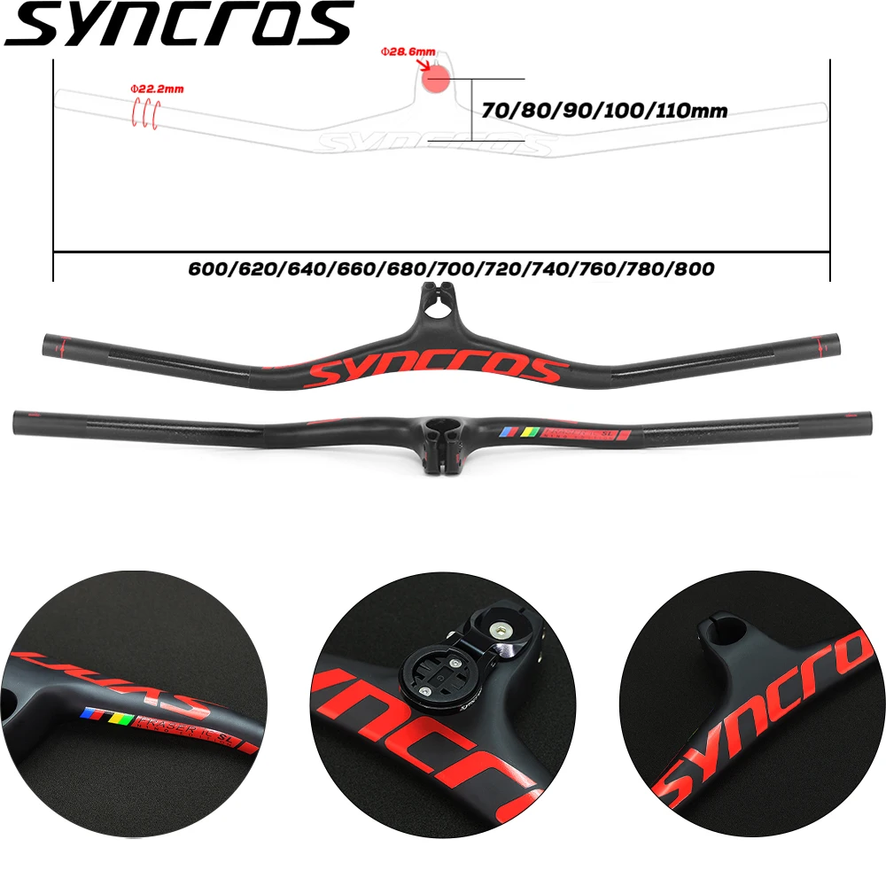 

Full Carbon Fiber Customized Integrated MTB Handlebar FRASER IC SL, -17 Degree Mountain Bicycle Bar