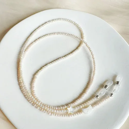 Imagen 2 del producto Cadenas para gafas Cadena para gafas góticas Witchy con luna negra Cadena para gafas de sol de acero inoxidable