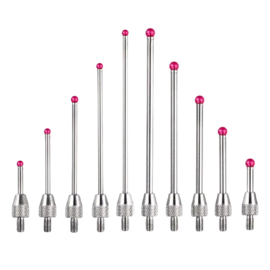 M4 machine tool dedicated measuring needle thread three-dimensional probe three coordinate measuring needle CNC ruby probe