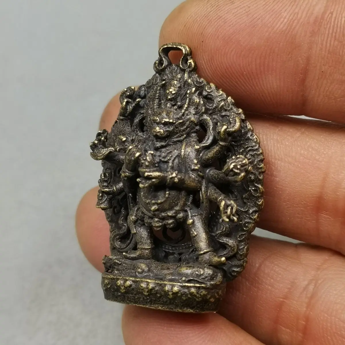 Tibet Tibetan bull-headed yamantaka god Statues Figurines Lucky Ornaments Home Decoration gifts
