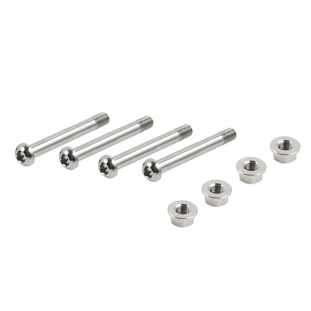 NICECNC For Yamaha Raptor 700 700R 350 250 125 50 GRIZZLY 700 550 YFZ450 Lower A-arm Bolts 80mm M10*P1.25 ATV Bolt