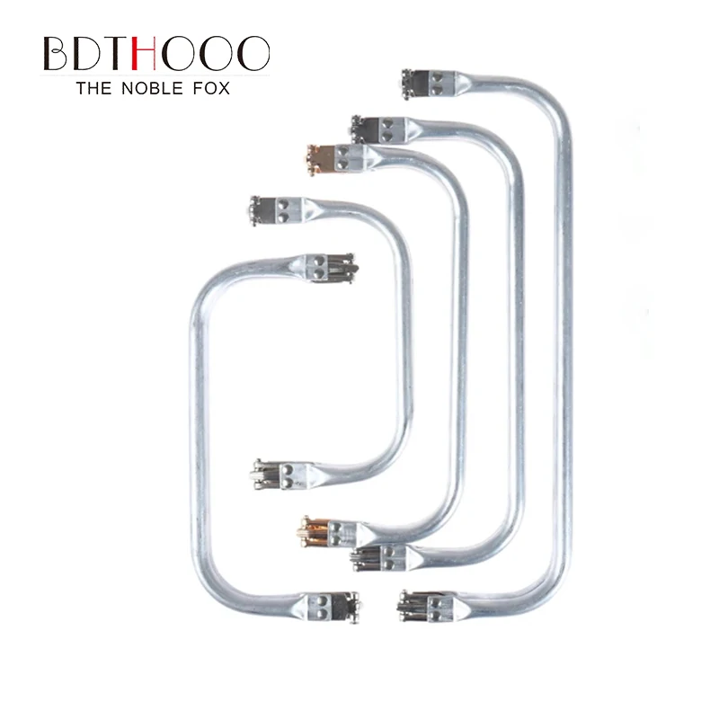 20cm Metal  Purse Frame For  Doctor Aluminium Tube  Handle Bag   Accessories Clutch  Parts 3 Colour