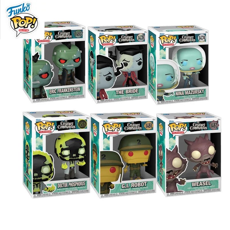 Funko Pop Original It  Anime Figure Creature Commandos Action Figure Toys for Boys Girls Kids Gift Collectible Model Ornaments