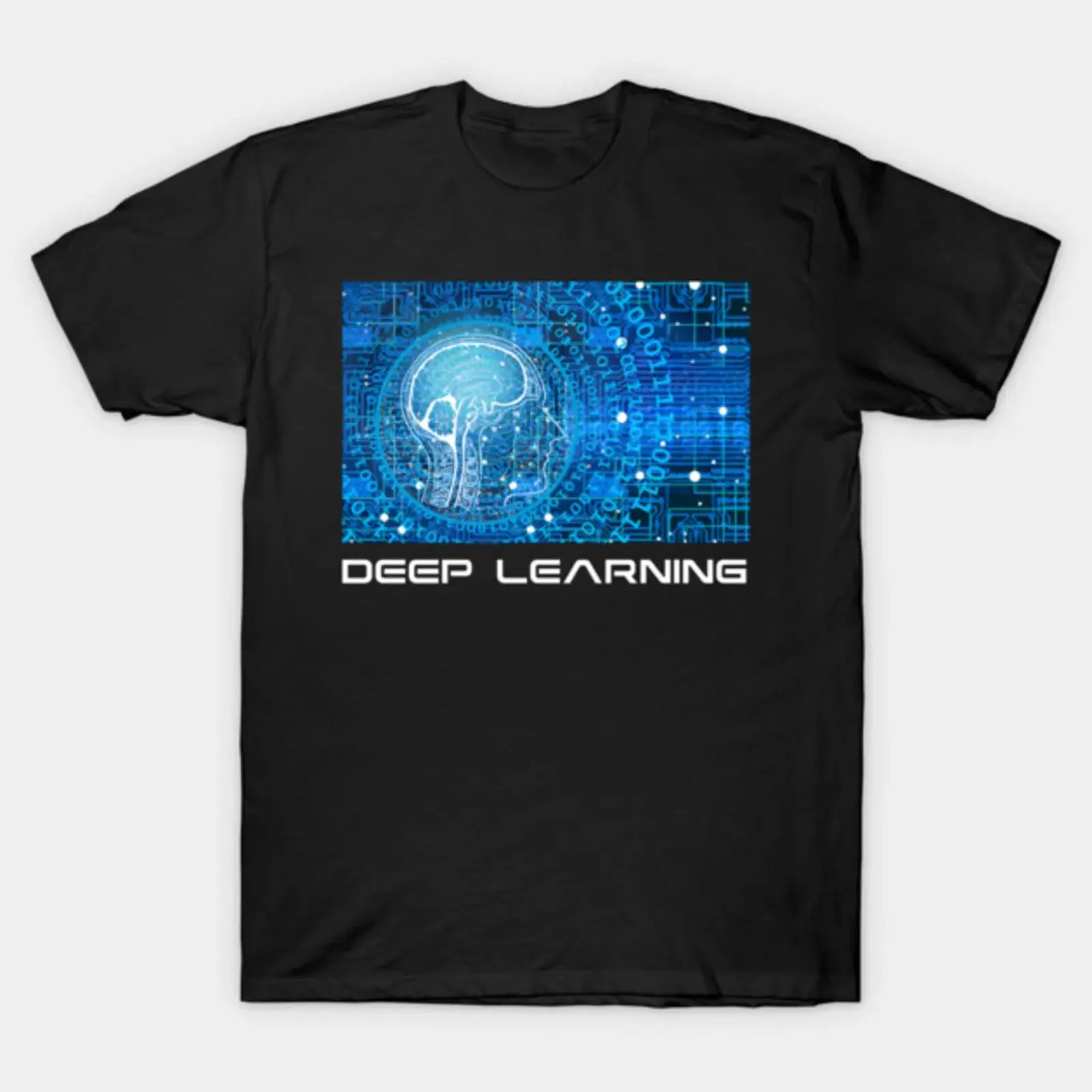 Deep Learning Artificial Intelligence AI and IT Geek T Shirt vintage Washed designer clothes Unisex Top For Everyday Wear