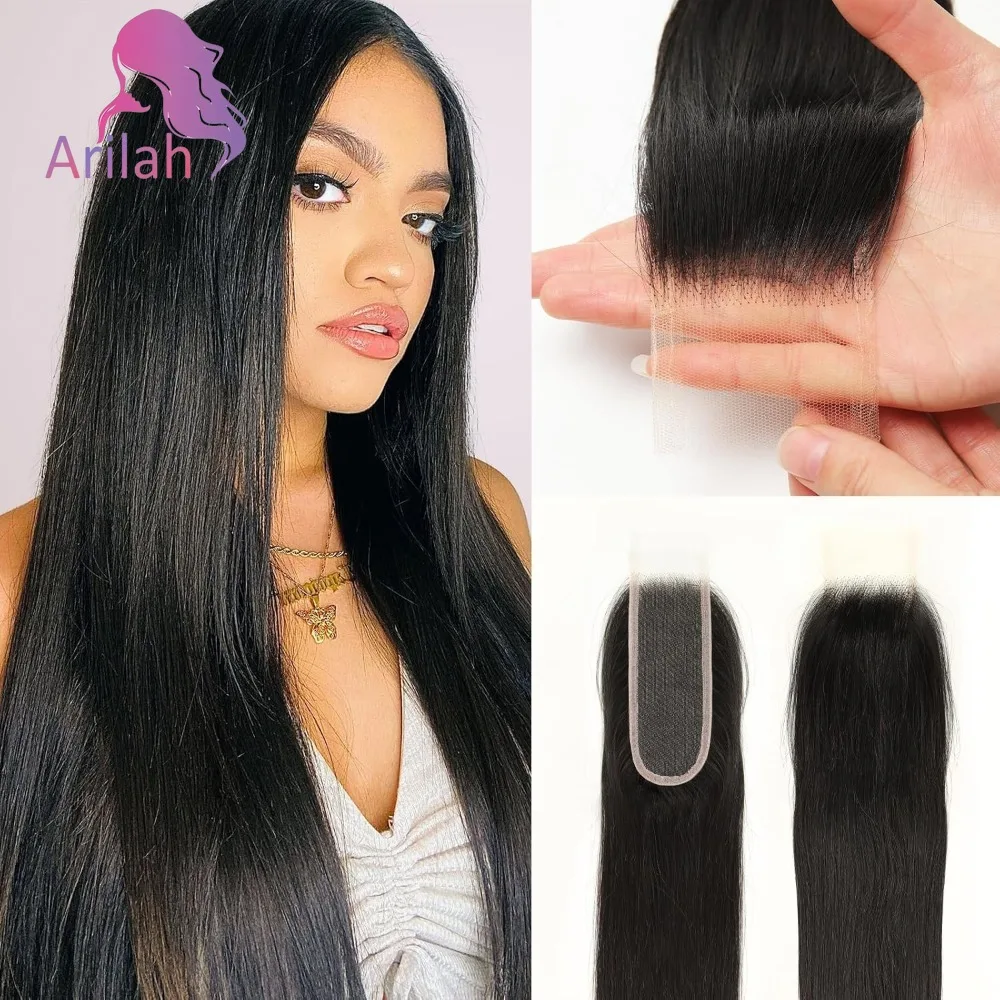 リアル2x6 HDレースクロージャー ストレート 未加工バージン人毛 シングルノット 自然な生え際 超薄型 インビジブルHDレース