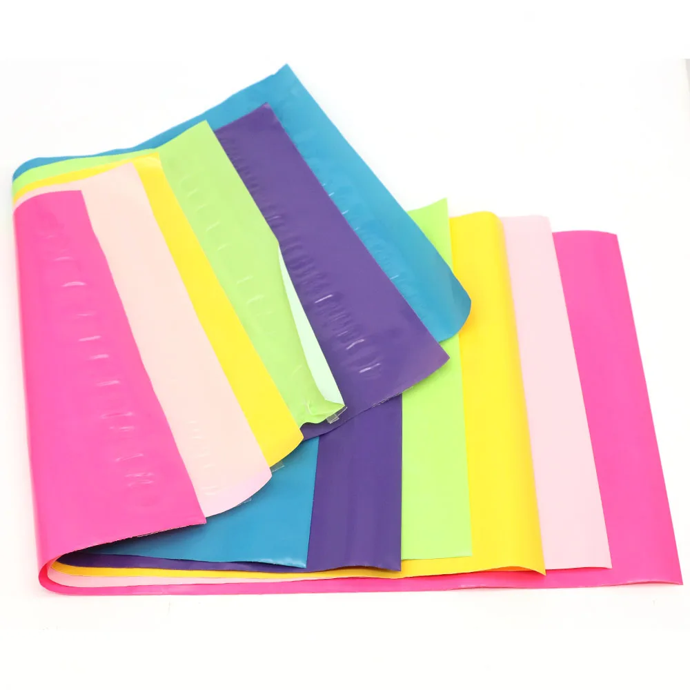 Shipping Envelope Bags Plastic Express Envelope Storage Bag Multicolor Self Adhesive Mailing Bags Seal Packaging Courier Bag
