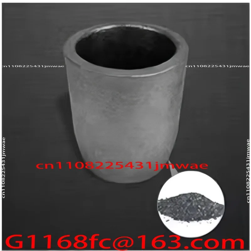 Clay High-temperature Resistant 1800 Degree Professional Melting Crucible for Gold, Silver, Copper, Iron, and Aluminum
