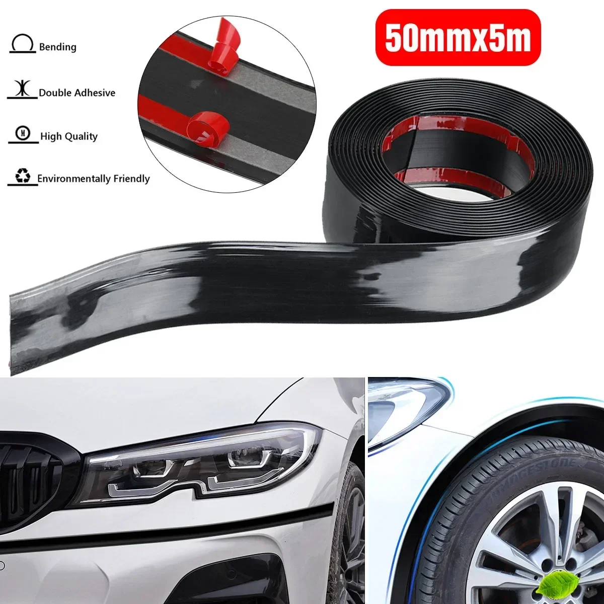 Car Styling Moulding Cover Trim Strip Door Edge Auto Body Side Mirror Protection Universal For Truck SUV Pickup Car Accessories