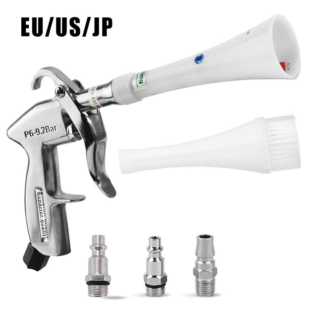 Air Blow Gun Car Dry Cleaning High Pressure Gun Car Wash Gun Tool Pneumatic Air Compressor Auto Detailing Tool for Car Upholster