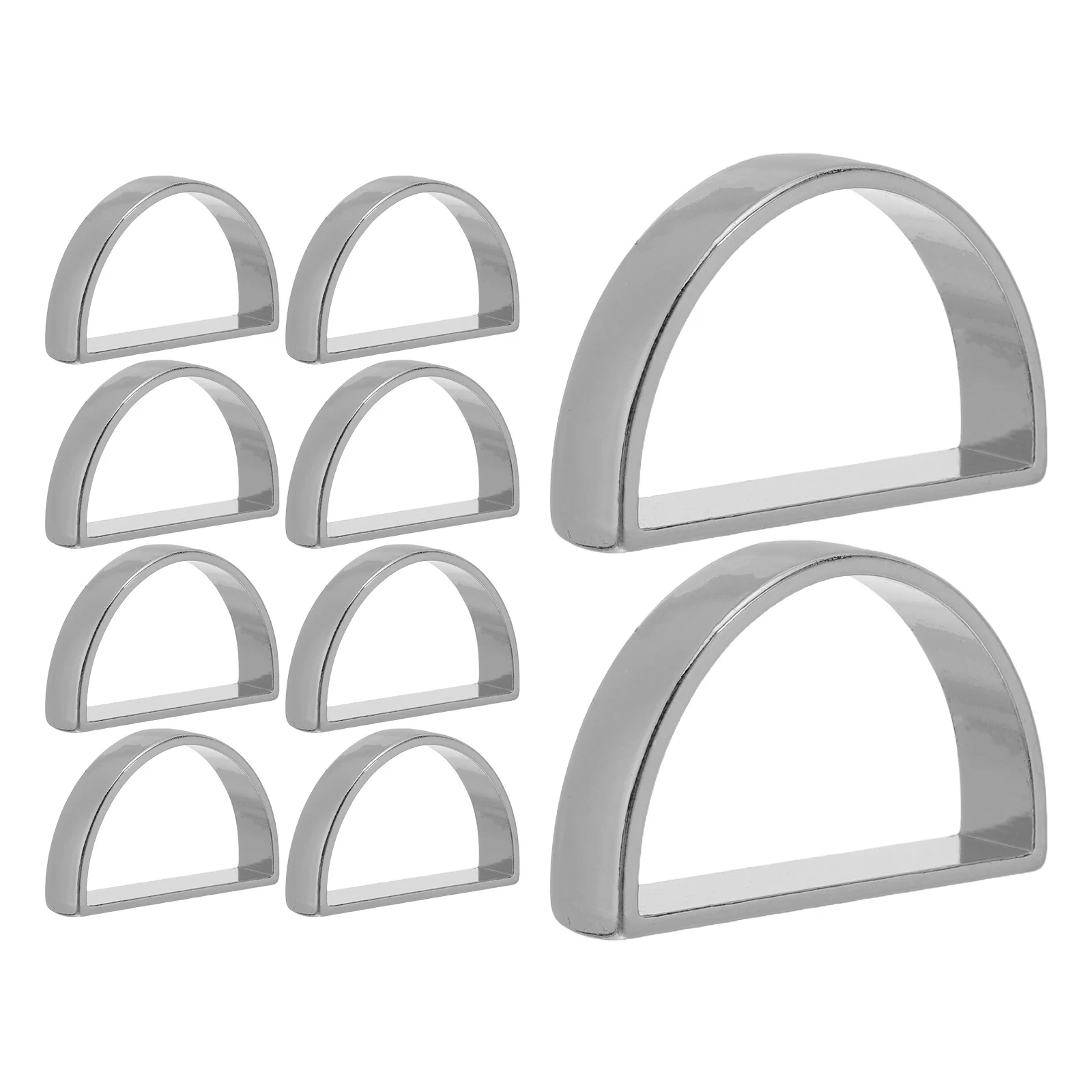 

10Pcs Semicircle Metal Napkin Holder Vintage Style Elegant Napkin Rings Banquet Dinner Table Decor Wedding Thanksgiving Party