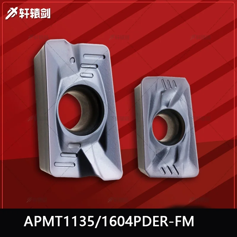 

Фрезерные пластины APMT1135PDE APMT1604PDE R-FM/R-HM для токарных станков с ЧПУ, твердосплавные, для нержавеющей стали и универсальных материалов