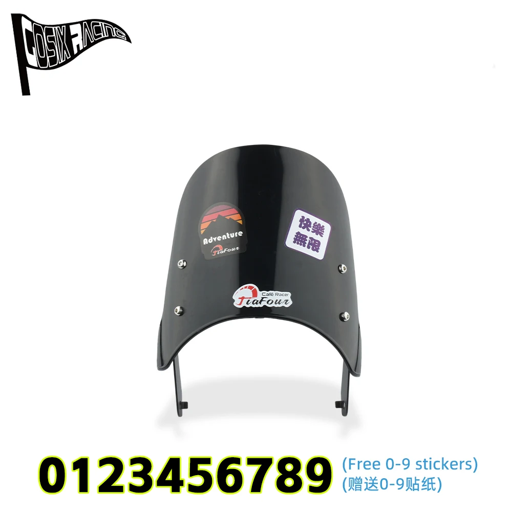 صالح cb350C gb350c 2024-2025 cb gb 350c اكسسوارات الدراجات النارية الزجاج الأمامي منحرف الرياح #4