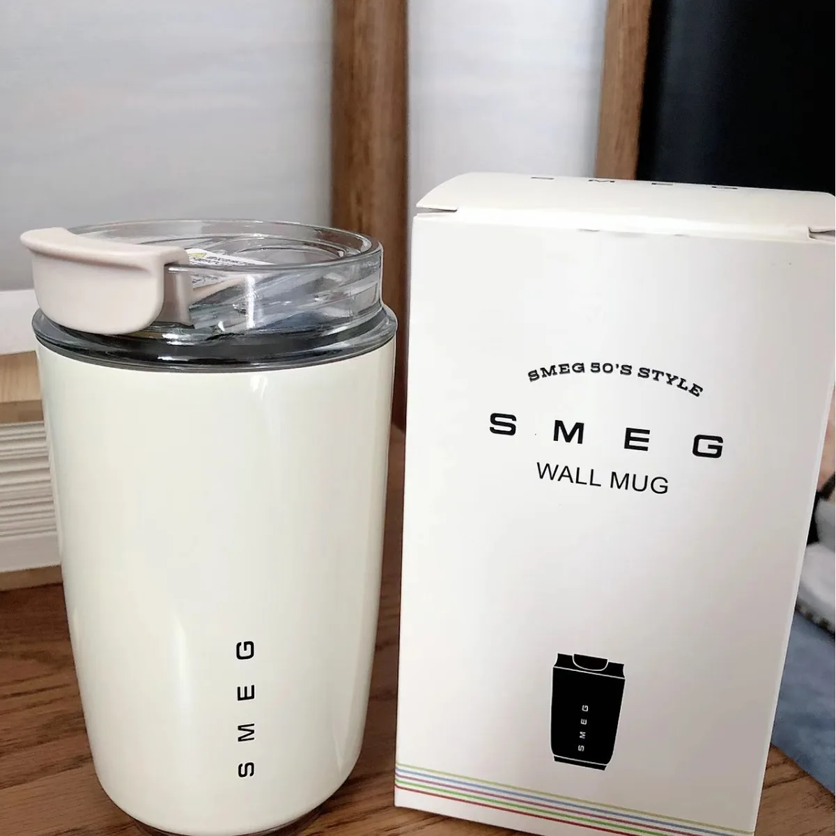 1PCS Tumbler Thermos Cup Milky White Coffee Mug Car Insulated Water Bottle Travel Stainless Steel Vacuum Flasks Drinking Kettle