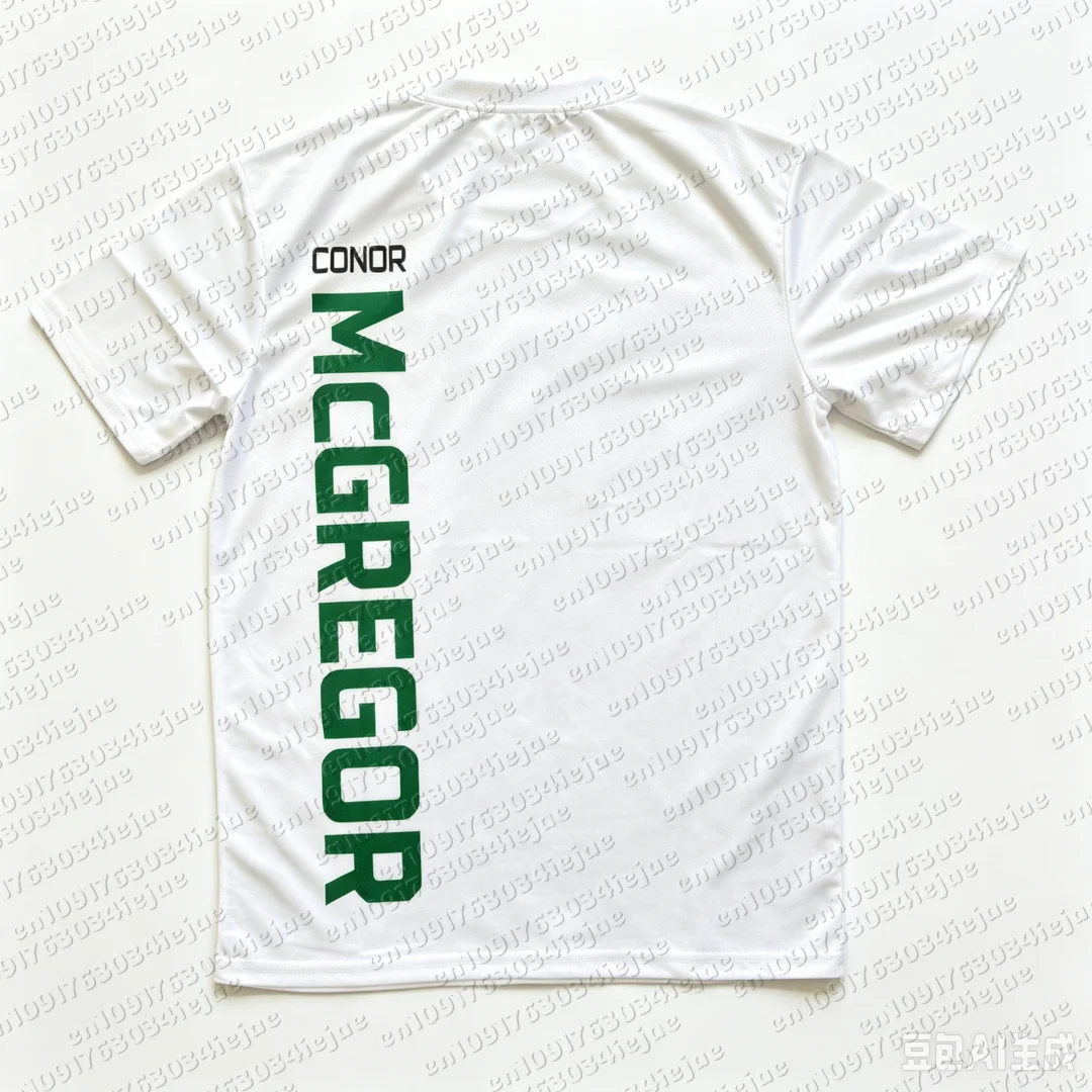 2026 Sommer Top MMA Oktagon-Käfig Conor McGregor T-Shirt & Shorts Set für Herren & Kinder – Sport-Trainings- und Laufset mit schnelltrocknender Funktion für den Kampfsport – Detail 3