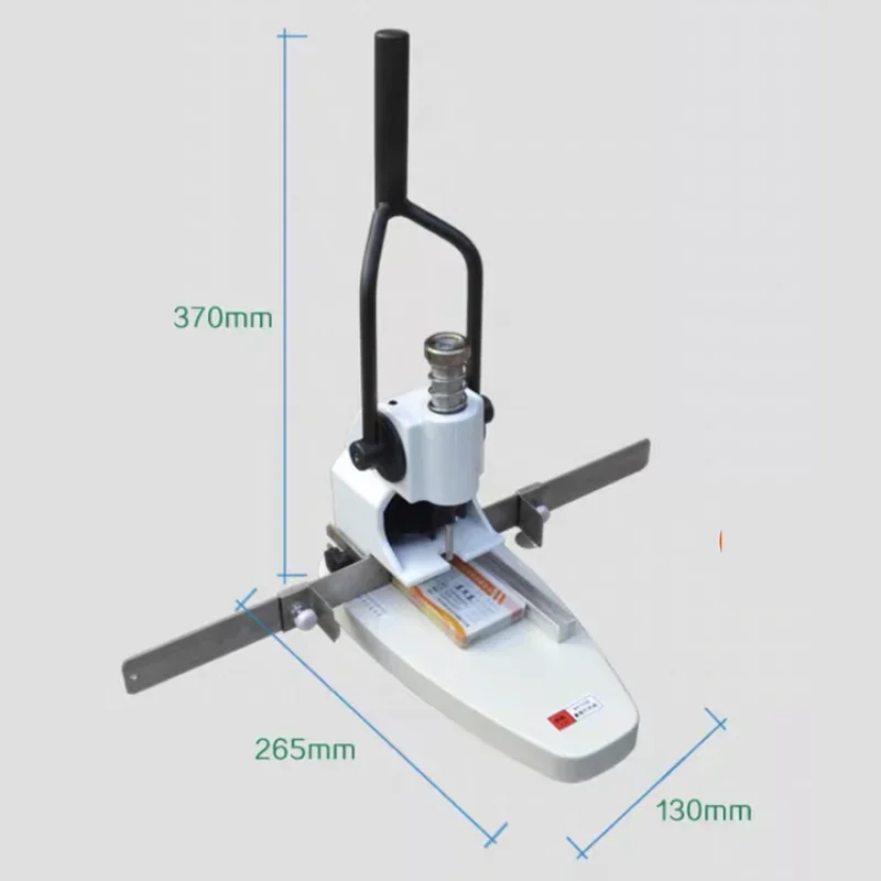 Manual single hole punching machine paper album tag drilling machine can punch 30mm thickness manual drilling machine