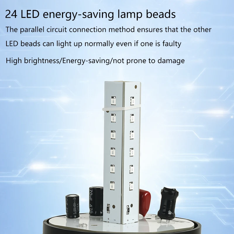 Sound and light alarm 220V, rotating flashing warning light, booth mechanical equipment operation 24V, 12V