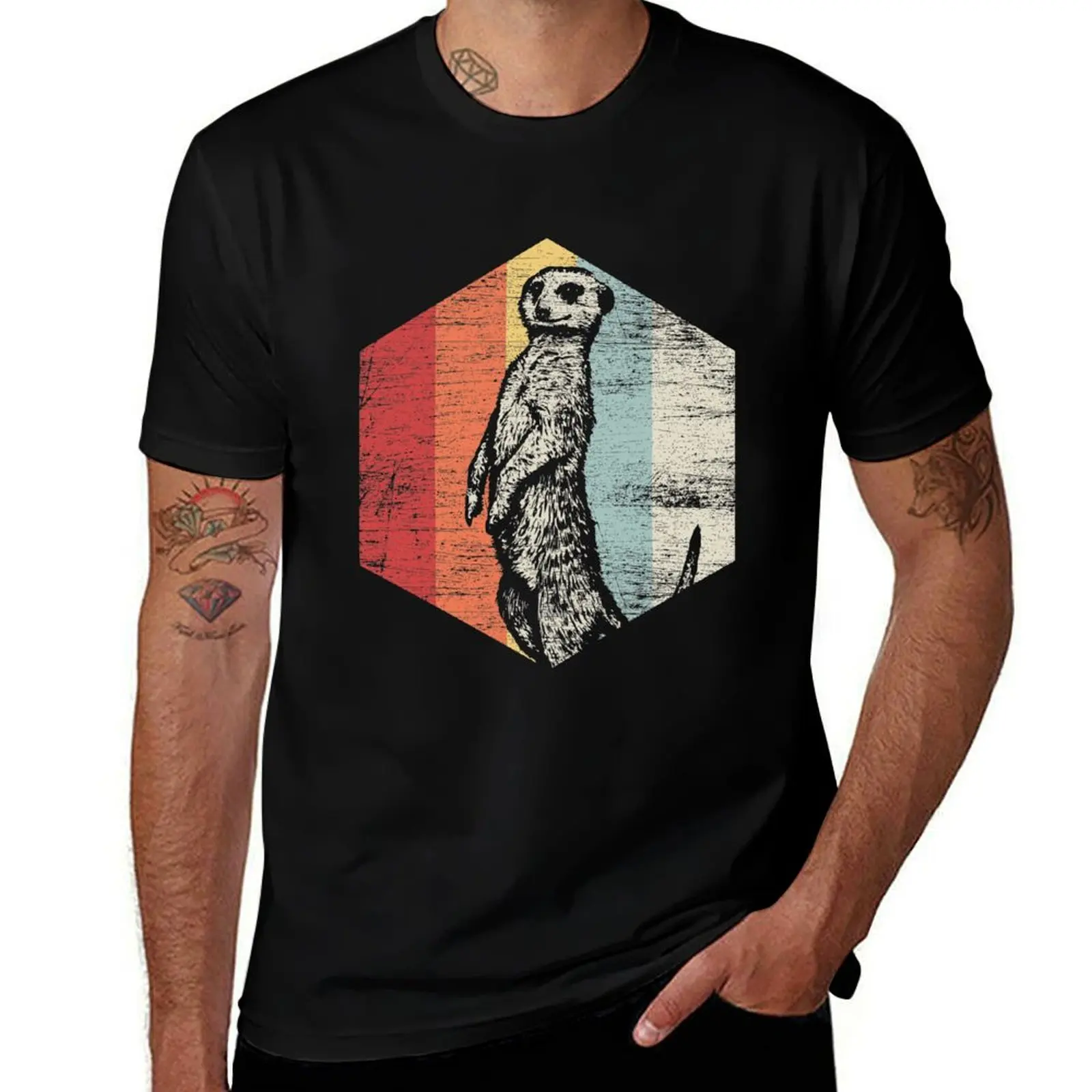 

meerkat T-Shirt t shirt man designer t shirts designer t shirts for man pack white T-shirt