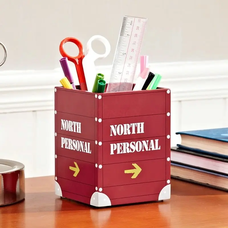 

1 шт., держатель для ручек, большая емкость, настольный ящик для хранения канцелярских принадлежностей