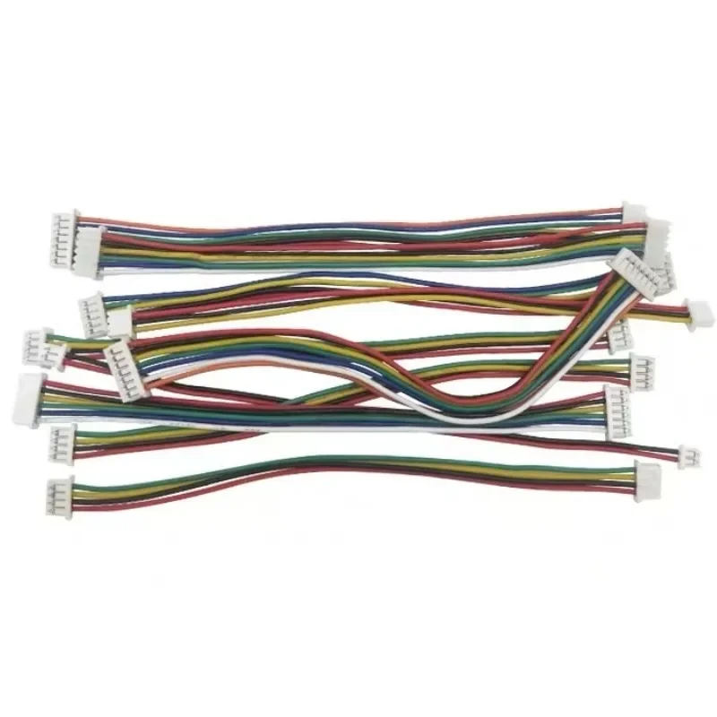 10szt Micro JST GH 1.25 2P 3P 4P 5P 6P PIN Złącze męskie żeńskie z przewodem 15cm Kabel 150mm GH1.25 Pojedyncze podwójne złącze 28AWG — zdjęcie 7