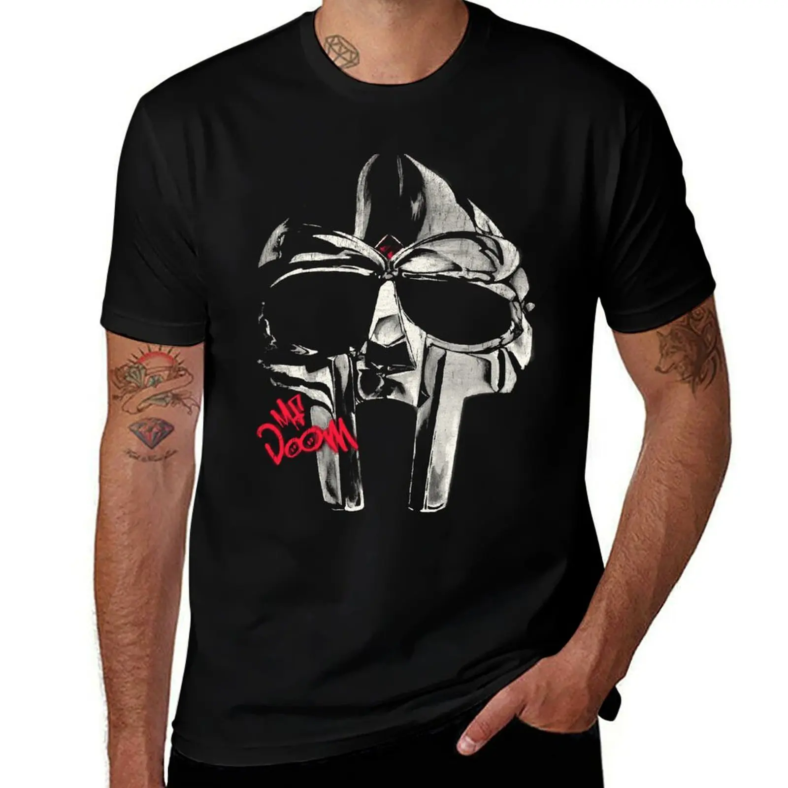 

Mf DOOM Halftone Illustration T-Shirt t shirts for man slim fit t shirts for man cotton