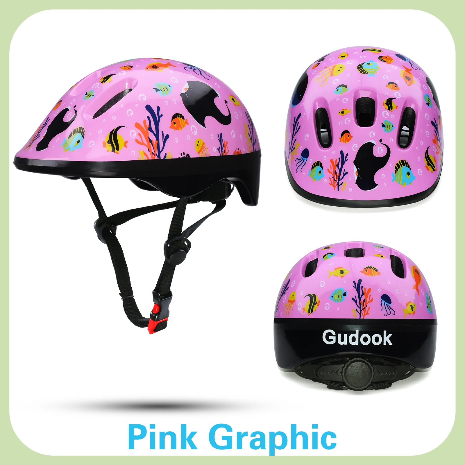 Fahrrad-/Skateboard-Helm für Kinder, verstellbarer Helm, Kleinkind-Kinder im Alter von 2–9 Jahren, Jungen und Mädchen, Multisport-Sicherheits-Radfahren, Skaten. – Detail 12