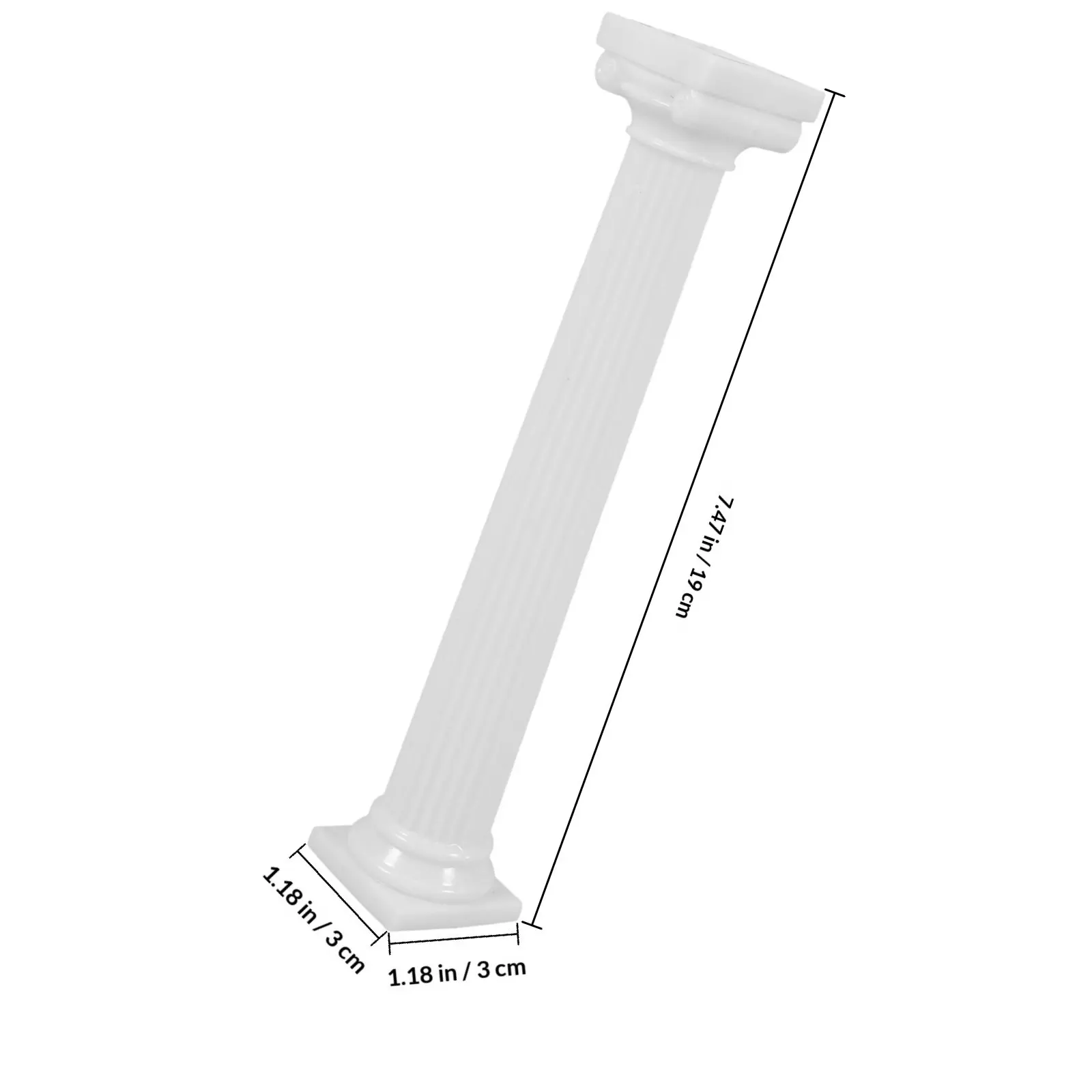 12Pcs Roman Column Cake Pedestal Supports Vintage Inspired Tiered Cake Stand for Wedding Reception Dessert Table Display
