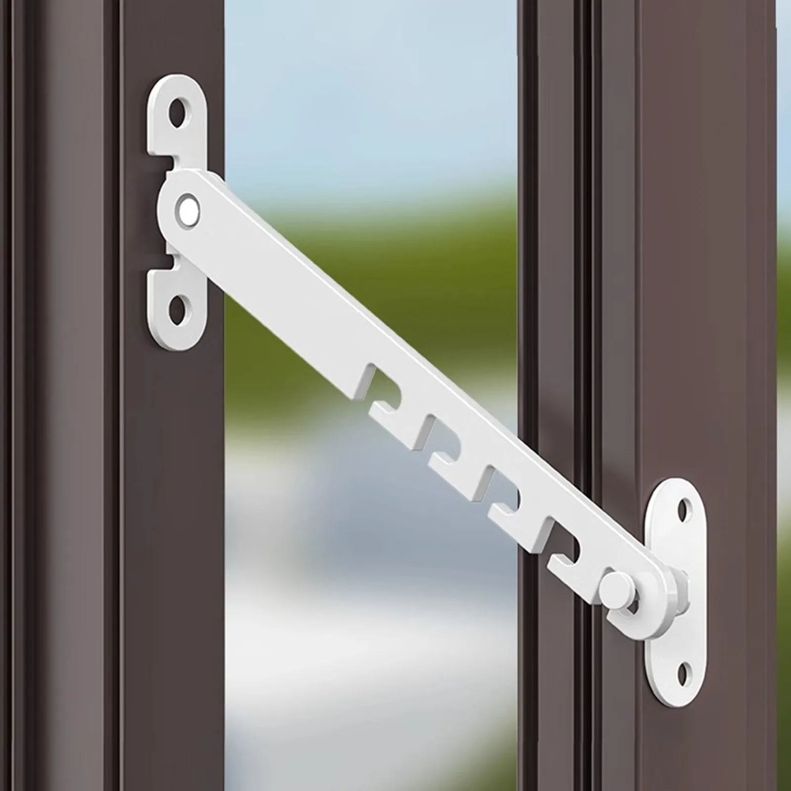 

Adjustable Window Buckle Limiter Door And Window Support Fixture Falling Prevention Limiter Window Restrictor Safety Protection