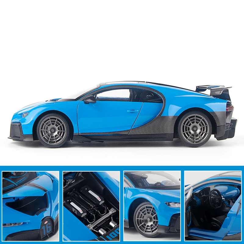 Flash Sale 1:18 G63 Chiron Off Road Premium Alloy Car Model Diecast Metal Material Sound Light Hobby Collect Kids Christmas Gift