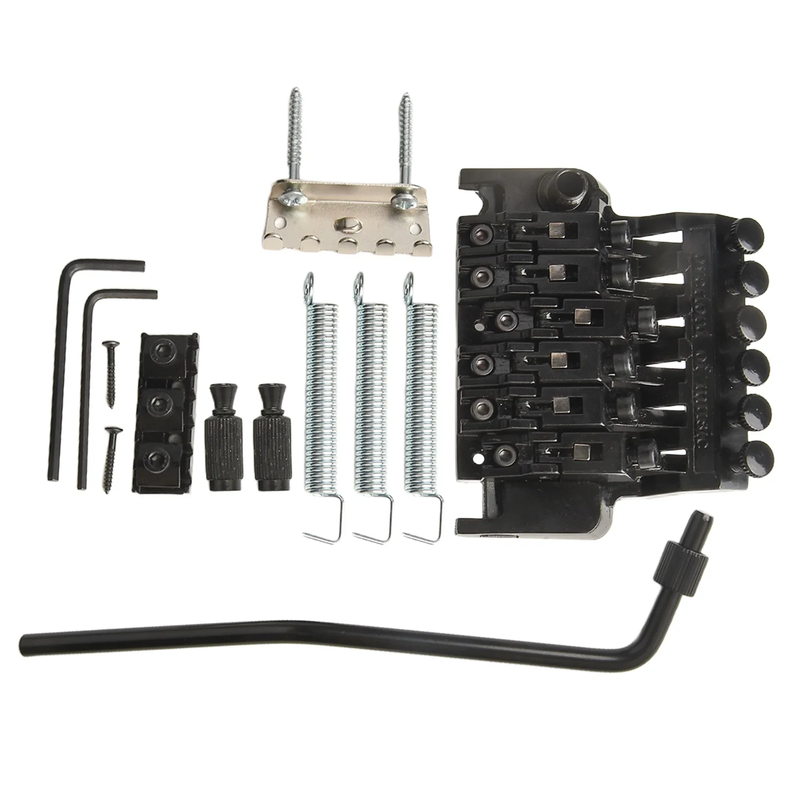 1Set Electric Guitar Floyd Rose Double Tremolo Bridge Assembly System Double Locking Tremolo Bridge Set For Electric Guitars New