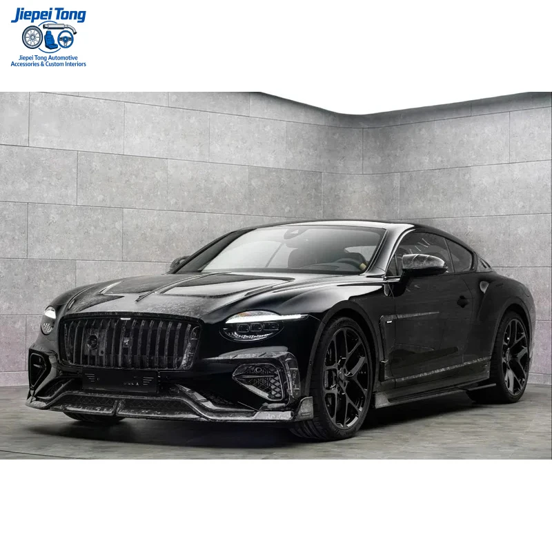 For Bentley Continental GT Upgrade Msy Dry Carbon Fiber Front Lip Skirt Rear Diffuser Spoiler Hood Mirror Shell Body Kit