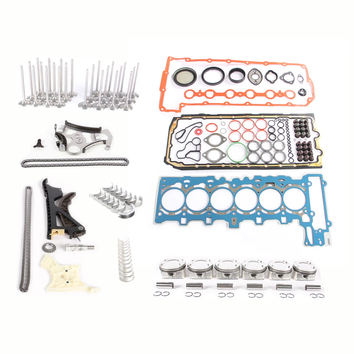 3.0L Engine Overhaul Rebuilding Set φ 20mm Kit Fit For BMW 125i 130i E82 E87 330i E90 E92 E93 530i E60 E61 11127553209