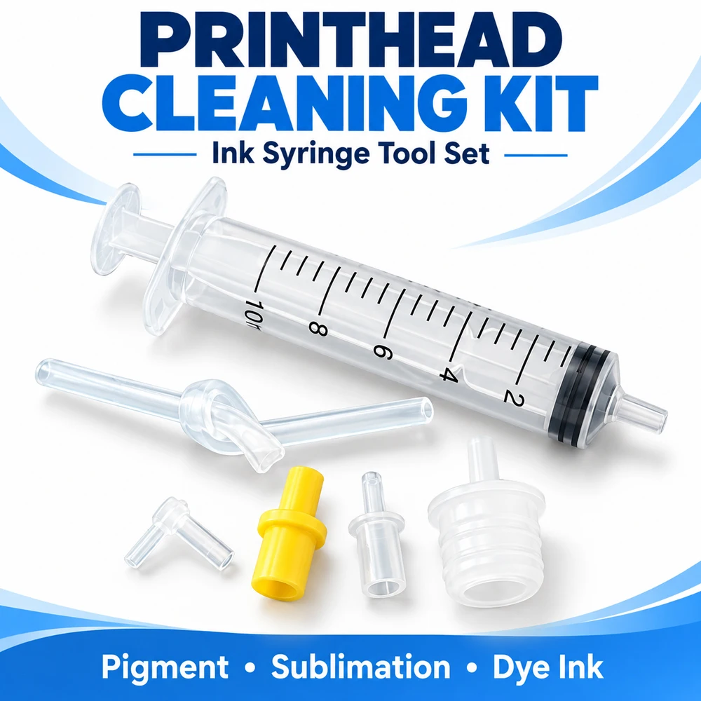 Ink Syringe Cleaning The Printer Pigment Sublimation Dye Ink Syringe Tool Set Printhead Print Head Clean Kit Clean Ink Syringes