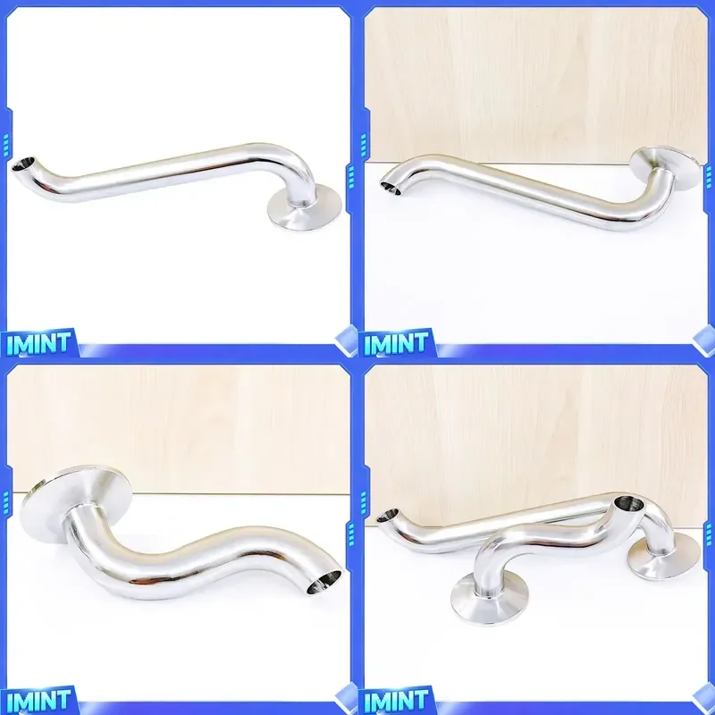 SS304/316L Quick Water Tap S Elbow Sanitary Stainless Steel Clamp Fitting S Elbow Tubes Quick-install Pipes