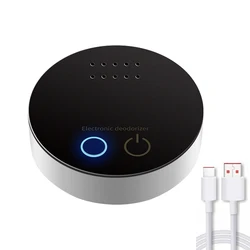 Ozone Generator Multipurpose Odor Eliminator Efficient Deodorant USB/Battery Powered for Cabinet Refrigerator Car Bathroom