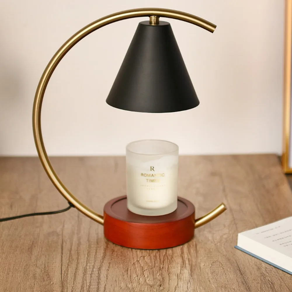 Semplice lampada a cera fusa Design europeo scaldacera lampada a candela fusa lampada da tavolo camera da letto aromaterapia portacandele decorazione