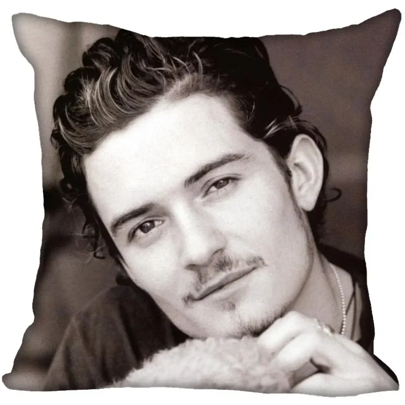 Orlando Bloom Pillow Case For Home Decorative Pillows Cover Invisible Zippered Throw PillowCases 45X45cm