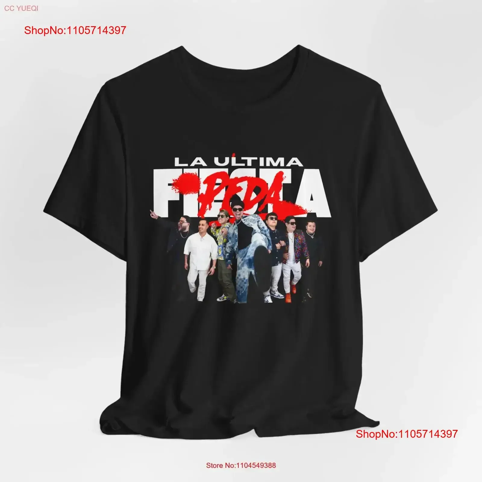 La Ultima Peda Grupo Firme T Shirt vintage Washed Soft Stretched graphic designer clothes Comfortable Top For Everyday Wear