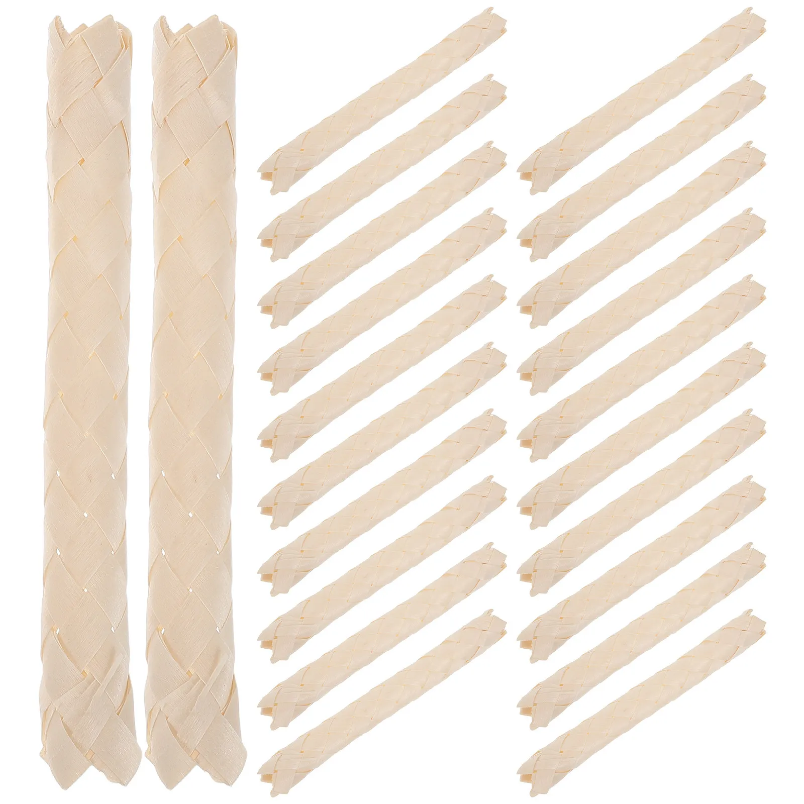 24Pcs Parrot Chewing Supplies Wooden Hanging Foraging Sticks Cockatiel Beak Grinding Bird Interaction Cage Supplies