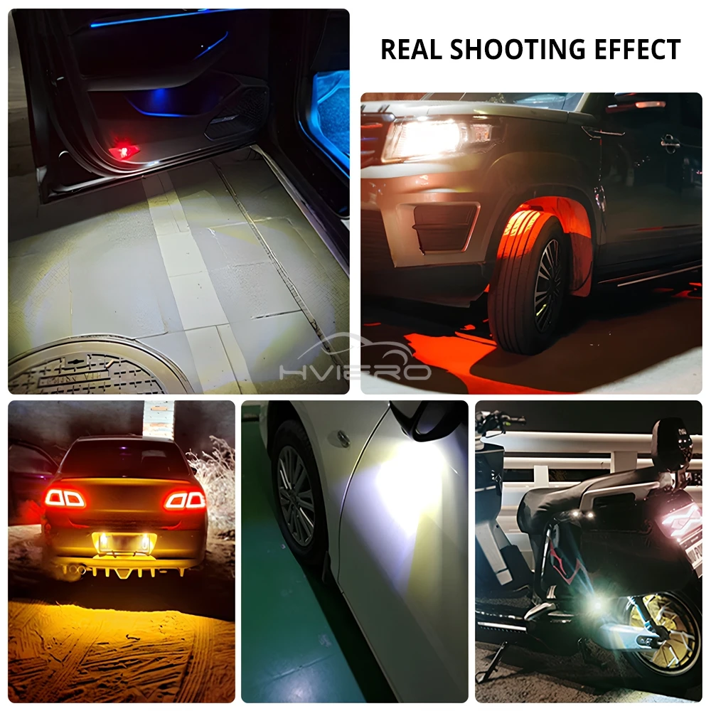 2X 18mm Eagle Eye Mirror Light DRL Car Auto Motorcycle Led Bulb Turn Signal Reverse Parking Brake Trunk Lamp Daylight Waterproof